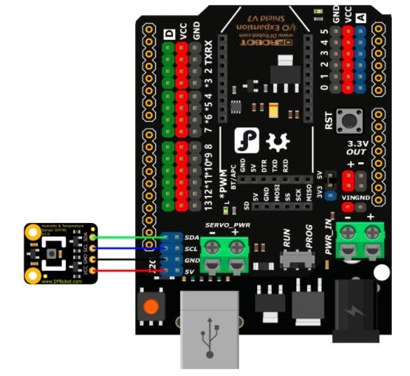 DFRobot Fermion SHT40 Temperature & Humidity Sensor